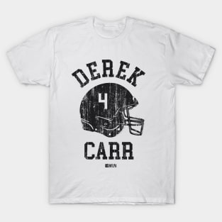 Derek Carr Las Vegas Helmet Font T-Shirt